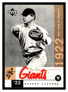 2001 Upper Deck Legends of New York #57 John McGraw - New York Giants - Picture 1 of 2