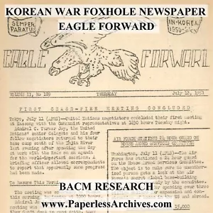 Korean War Foxhole Newspaper: Eagle Forward USB Drive - Picture 1 of 8