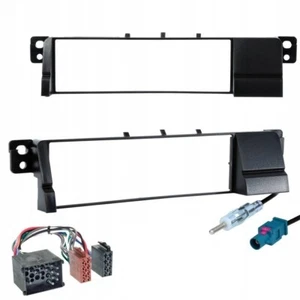 Radio-Einbauset Kit Set For BMW 3er E46 Radio with Cable / Adapter/ Frame - Picture 1 of 24