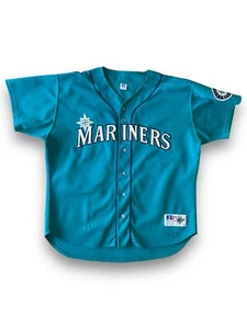 Vintage Russell Athletic Diamond Collection Seattle Mariners #24 Jersey Size 52 - Picture 1 of 24