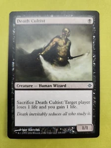 Tarjeta de Magic The Gathering Magic The Gathering Death Cultist Rise of the Eldrazi ¡ENVÍO GRATUITO! - Imagen 1 de 2