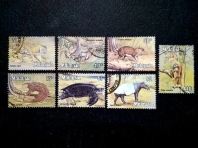 Malaysia 1979 Animals Loose Set Short Of $5- 7v Used  - Image 1 of 2
