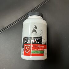 Nutri-Vet Hip and Joint Extra Strength Liver Chewables for Dogs 120 count