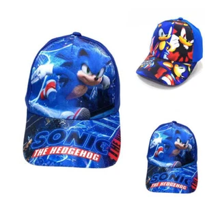 Kids Sonic Hedgehog Baseball Cap Toddler Boy Girl Adjustable Sport Sun Hat Gift- - Picture 1 of 6