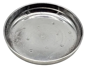 CHRISTOFLE Französischer Silber Teller Butterdose FRENCH LINE Transatlantique - Bild 1 von 5