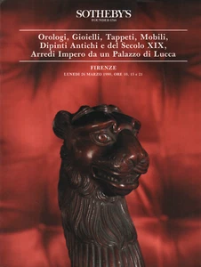 Sothebys Firenze 26 March 1990 Italian Auction Catalog 041320DBE - Foto 1 di 1