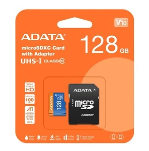 ADATA 128GB Micro SDHC Card with Adapter UHS-I Class 10 - Picture 1 of 1