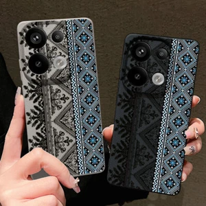 For Xiaomi Redmi Note 14 13 12 11 Pro 13T Retro Pattern Shockproof Case Cover - Picture 1 of 16