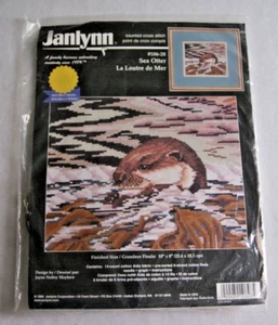KIT PUNTO DE CRUZ CONTADO NUTRIA MARINA JANLYNN #106-28 Jayne Mayhew NUEVO SELLADO - Imagen 1 de 2