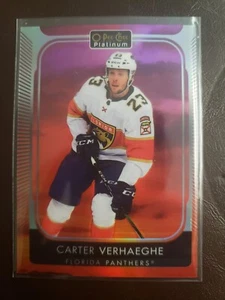 2021-22 Carter Verhaeghe Sunset O-Pee-Chee Platinum Hockey Upper Deck Florida... - Picture 1 of 2