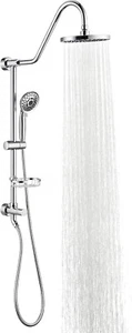 NEW HOMELODY Shower Faucet Tub Spout Set 6" Shower Head 5-Function Spray Shower - Picture 1 of 11