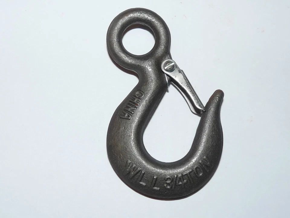  Mil-Spec  3/4 ton Forged Steel Safety Snap Hoist Hook NAS1051-4 - Image 1 of 1