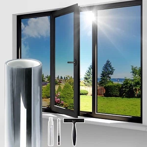 Película de privacidad para ventana unidireccional Lifetree: espejo reflectante de calor ventana 60 * 200 cm - Imagen 1 de 9