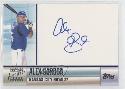 2006 Topps Auto Alex Gordon #TA-AG Rookie Auto RC - Image 1 of 2