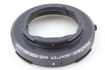 [Top MINT+] Pentax Mount Adapter 645 For 6x7 67 67II Medium Format Lens From JPN - Image 1 of 4