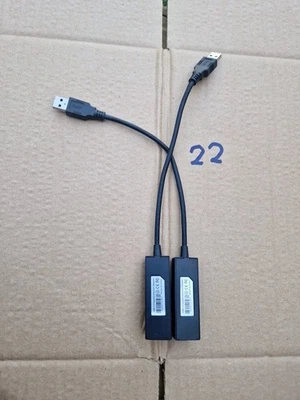 2x USB 3.0 to LAN ETHERNET Internet Cable Adapter 10/100/1000 Gigabit Connector - Image 1 of 4