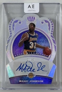 2020-21 Crown Royale 🏀🔥Royal Signatures Magic Johnson AUTO #d/49 SSP! Lakers! - Picture 1 of 3