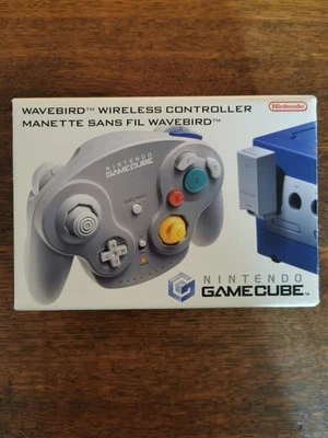 Original Nintendo GameCube Wavebird Controller + Empfänger in OVP Neuwertig - Bild 1 von 4