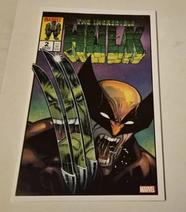 WOLVERINE 2 COMIC ART ADAMS VARIANT UNGLAUBLICHER HULK HOMMAGE COVER 2024 NYCC HG! - Bild 1 von 2