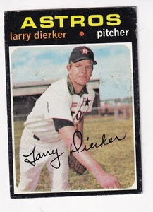 1971 Topps baseball card #540 Astros Lerry Dierker - Picture 1 of 2
