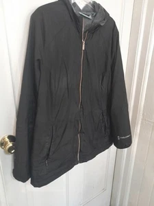 Abrigo Mujer Free Country XL Negro Muy Buen Estado Usado - Imagen 1 de 5