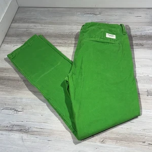 Chinos Abercrombie Fitch Hombres 32x34 Verde Delgados Botón Recto Mosca Envejecido Y2K - Imagen 1 de 11