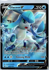 Glaceon V - Promo SWSH: Sword & Shield Promo Cards SWSH196 NM - Picture 1 of 2