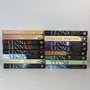 Donna Leon 16 Paperback Book Bundle - Picture 1 of 3
