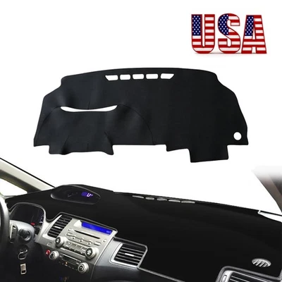 For HONDA CIVIC/Acura CSX 2006-11 Car Dashboard Cover Leather Mat Sun Shade Pad  - Image 1 of 4
