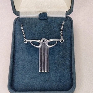Ola Gorie Art Nouveau Necklace Vintage Sterling Silver OMG Orkney  Jewellery  - Picture 1 of 15