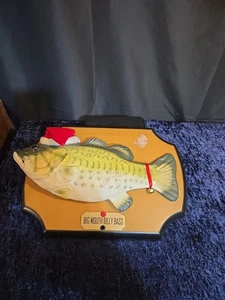 Sombrero de Papá Noel Gemmy Big Mouth Billy Bass pez cantor edición de Navidad funciona@Tz - Imagen 1 de 5