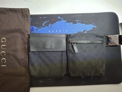 Borsello/Marsupio Gucci GG Canvas nero - Immagine 1 di 4