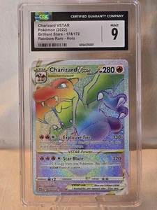 Charizard VSTAR Rainbow Secret Rare Card 174/172 Brilliant Stars Series - Picture 1 of 2