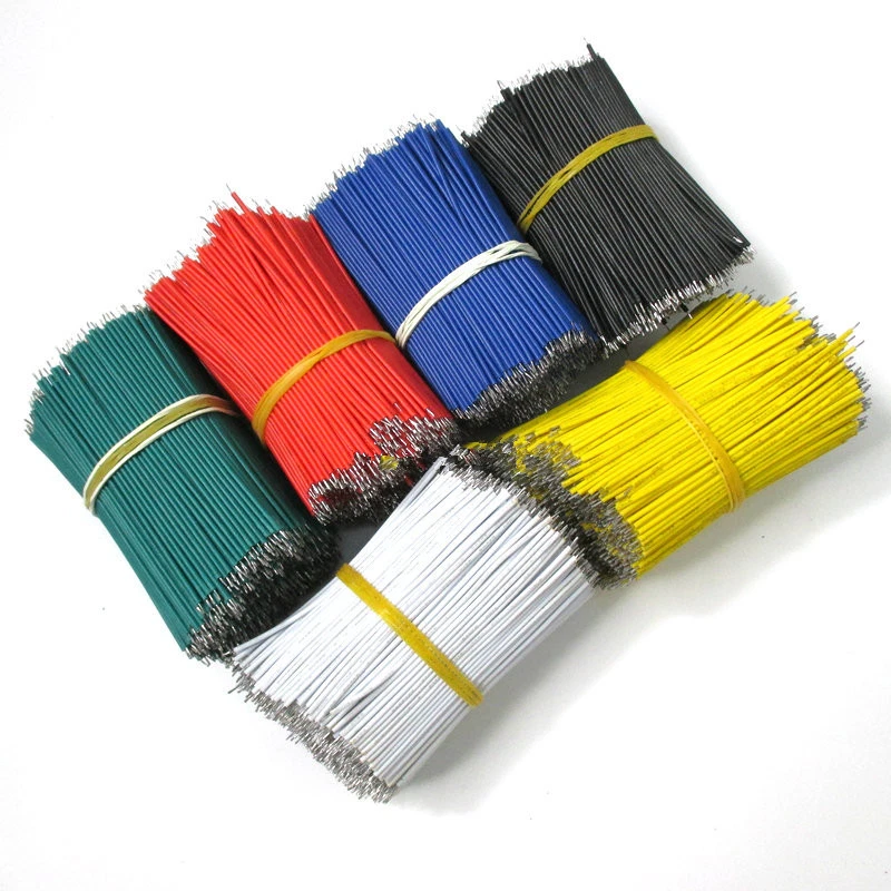 100PCS1007 24AWG Tin-Plated Breadboard PCB Solder Cable Jumper Wire 8CM 80mm - Image 1 of 1