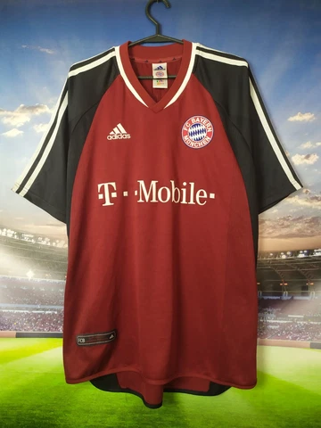Bayern Munich Home football shirt 2002 - 2003 Adidas Mens Size M Cover