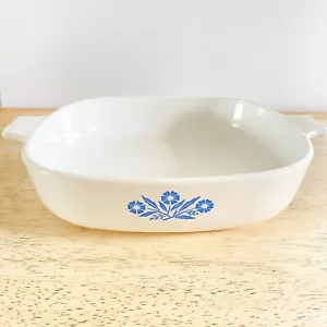 CORNING WARE Piatto casseruola Fiordaliso Blu 8x8x1-3/4 pollici A-8-B VINTAGE - Foto 1 di 5