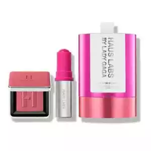 Haus Labs Color Fuse Glassy Blush Balm Stick + Powder Blush Duo NEW by Lady Gaga - Picture 1 of 1