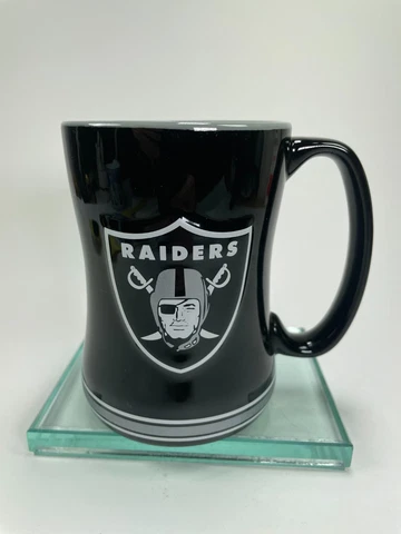 NFL Raiders Coffee Relief Mug 2017 Las Vegas Official 3 D 12 oz By Boelter  C18 Cover