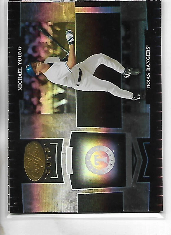 2004 Leaf Certified Cuts Michael Young Card # 189 - Image 1 of 1