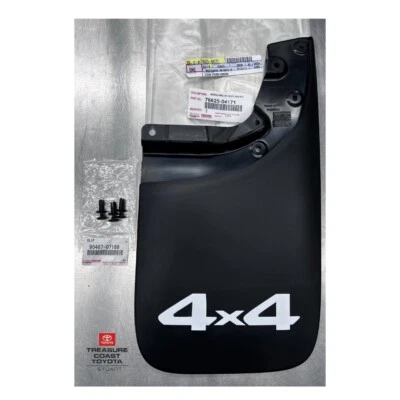 NEW OEM 2005-2015 TOYOTA TACOMA RIGHT SIDE 4X4 MUDGUARD 1PC W/clips Foto 1 de 3