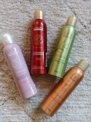 DUSCHSCHAUM SPA CIEN 4 x DUSCHSCHAUM, SPA Moments Orange/Zed.holz/Rose/Reism. /Musk *Traumdüfte. 🌹💗