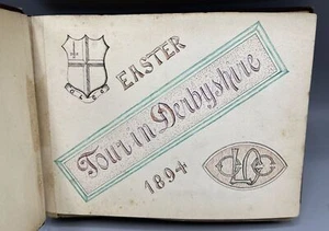 Photograph Album of an English Cycling Club's Tour Through Derbyshire 1894 - Picture 1 of 10