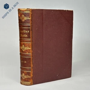ca. 1900 German "Goethes Werke, Vol 9-12" Wilhelm Meister's Apprenticeship - Picture 1 of 14