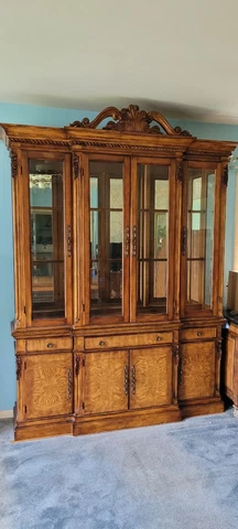 Royal Chippendale George lll China Cabinet Cover