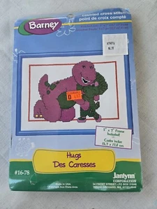 Jaylynn Barney Counted Cross Stitch Kit Hugs Baby Bop 5" x 7" #16-78 New - Picture 1 of 2