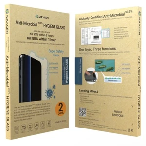 Vidrio higiénico MaxGen resistente a impactos ultra transparente - iPhone 12 Pro Max - Imagen 1 de 6
