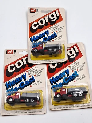 Lot of 3 Corgi Juniors 1983 Pipe Truck Sealed Vintage Great Britain 1/64 READ - Image 1 of 4