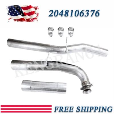 for 2017-2024 Silverado Sierra 2500 3500HD L5P 6.6 Duramax Turbo Exhaust 4" Pipe - Image 1 of 4