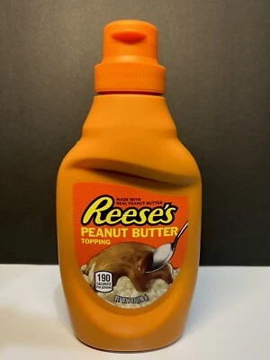 🟠 Brand New Reese's Only Peanut Butter Topping Ice Cream Bottle 7.25oz - Image 1 of 2