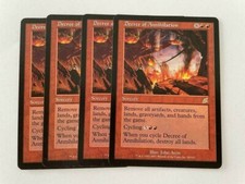 MTG 4X SCOURGE DECREE OF ANNIHILATION NM MAGIC THE GATHERING RED RARE ENGLISH